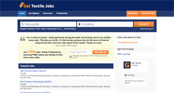 Desktop Screenshot of gettextilejobs.com